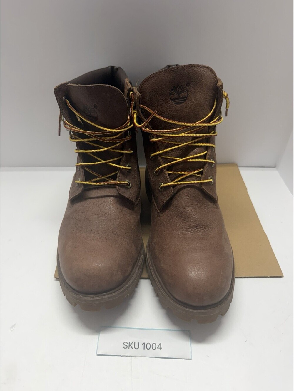 Timberland PRO Mens 11.5 Brown Leather Work Boots Waterproof Safety Workwear
